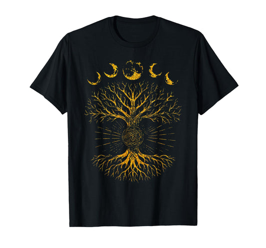 Tree of Life Viking Men Women Celtic Tree of Life T-Shirt