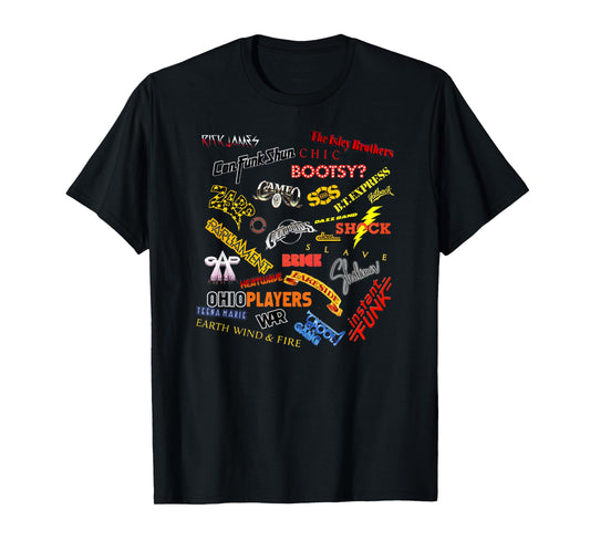 Vintage Just A Little Funk Retro Music Musical Lover Classic T-Shirt