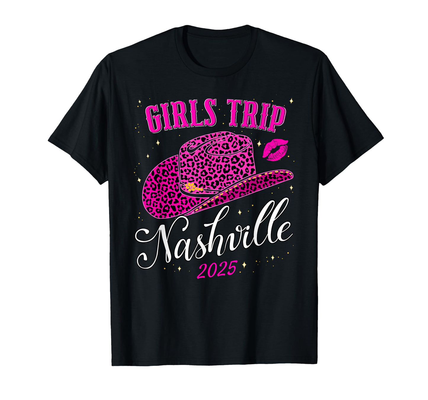 Girls Trip Nashville 2025 For Womens Weekend Birthday Squad T-Shirt
