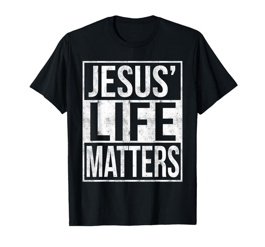Jesus Life Matters Vintage Urban Christian T-Shirt