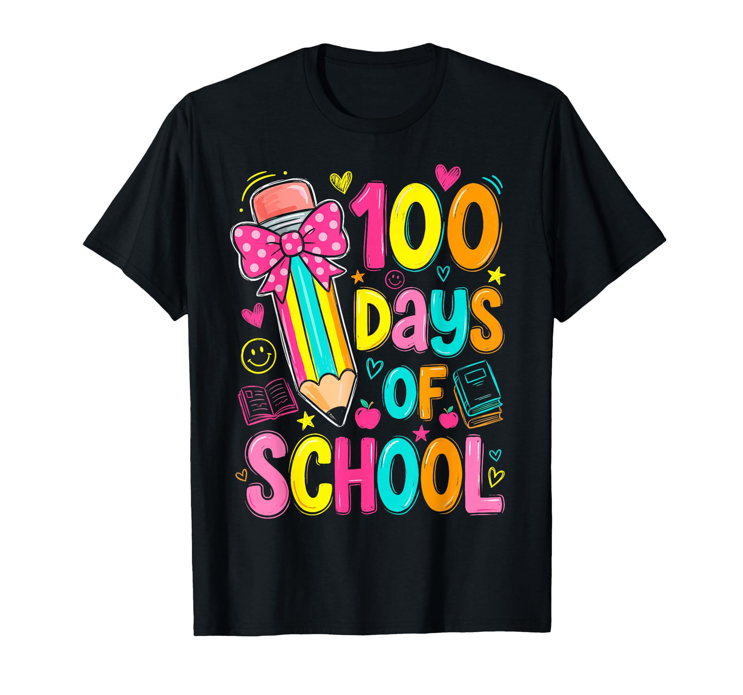 100th Day of School Kids Girls 100 Days Teachers T-Shirt