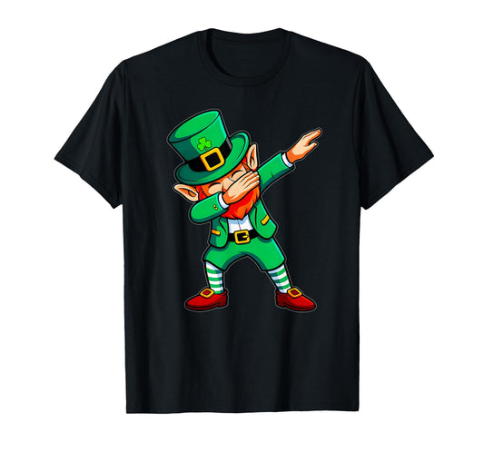 Dabbing Leprechaun Happy St Patricks Day Boys Kids Toddler T-Shirt