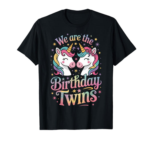We Are The Birthday Twins T-Shirt