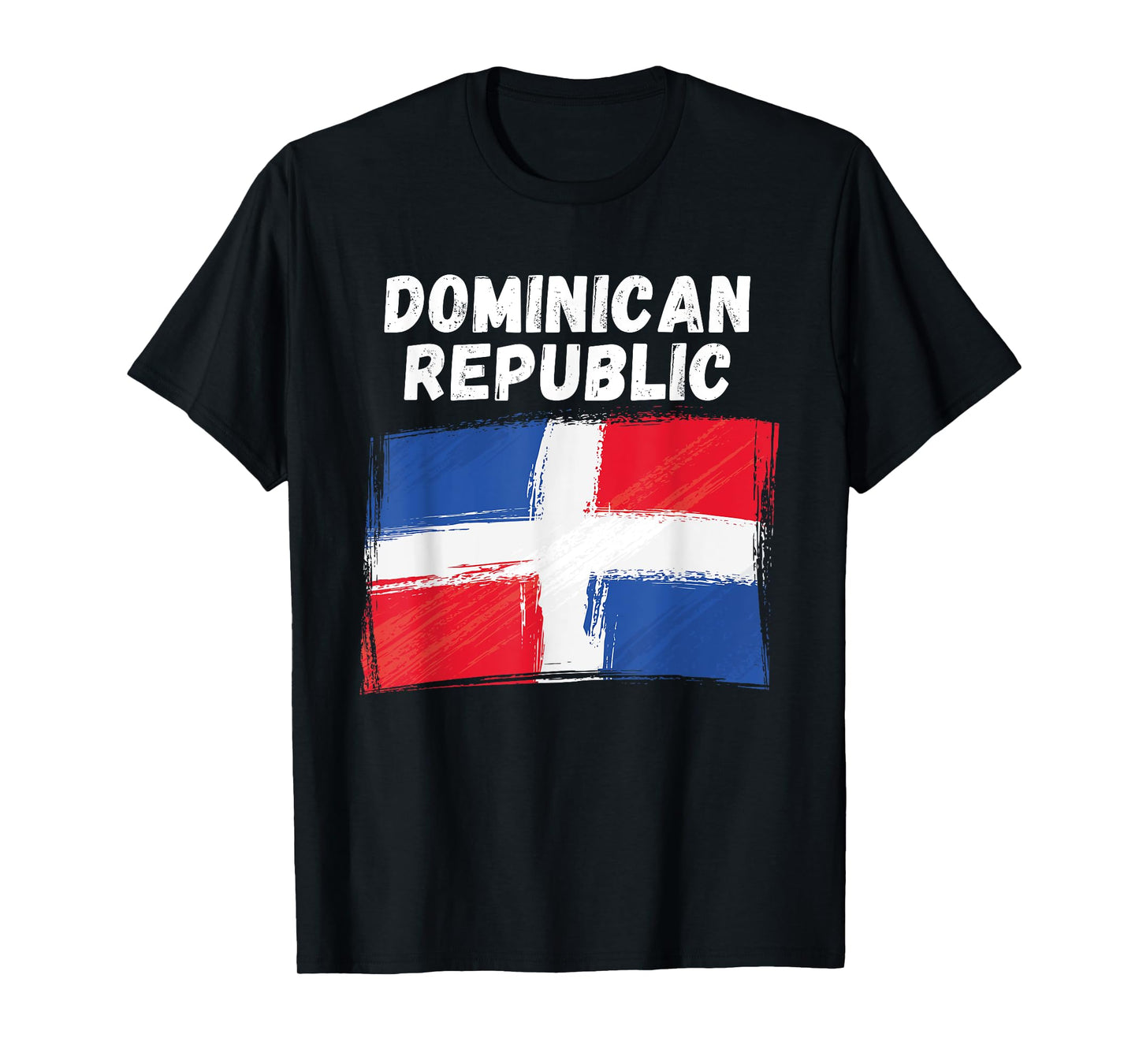 Dominican Republic Flag Grunge Vintage Dominican Flag T-Shirt