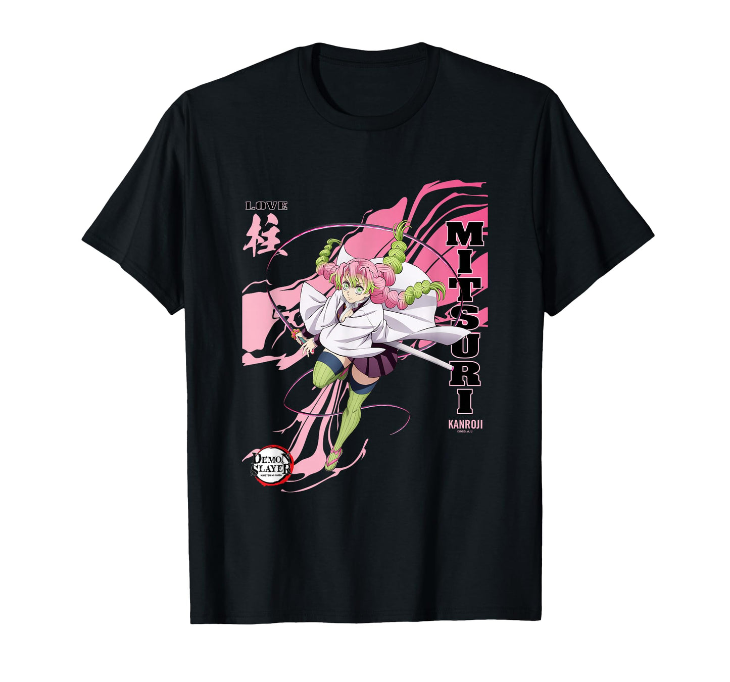 Demon Slayer: Infinty Castle Mitsuri Girl Love Hashira T-Shirt