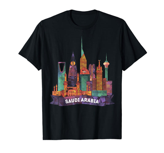 Travel Saudi Arabia Riyadh Jeddah Makkah Madinah Vacation T-Shirt