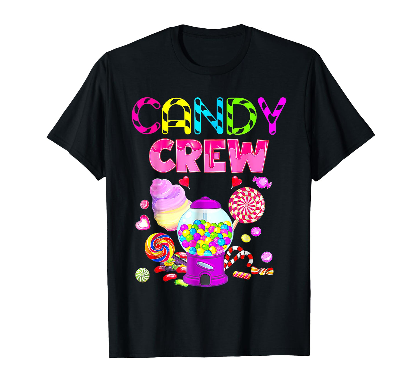 Candy Crew Decorations Sweetie Candy Squad Candy Halloween T-Shirt