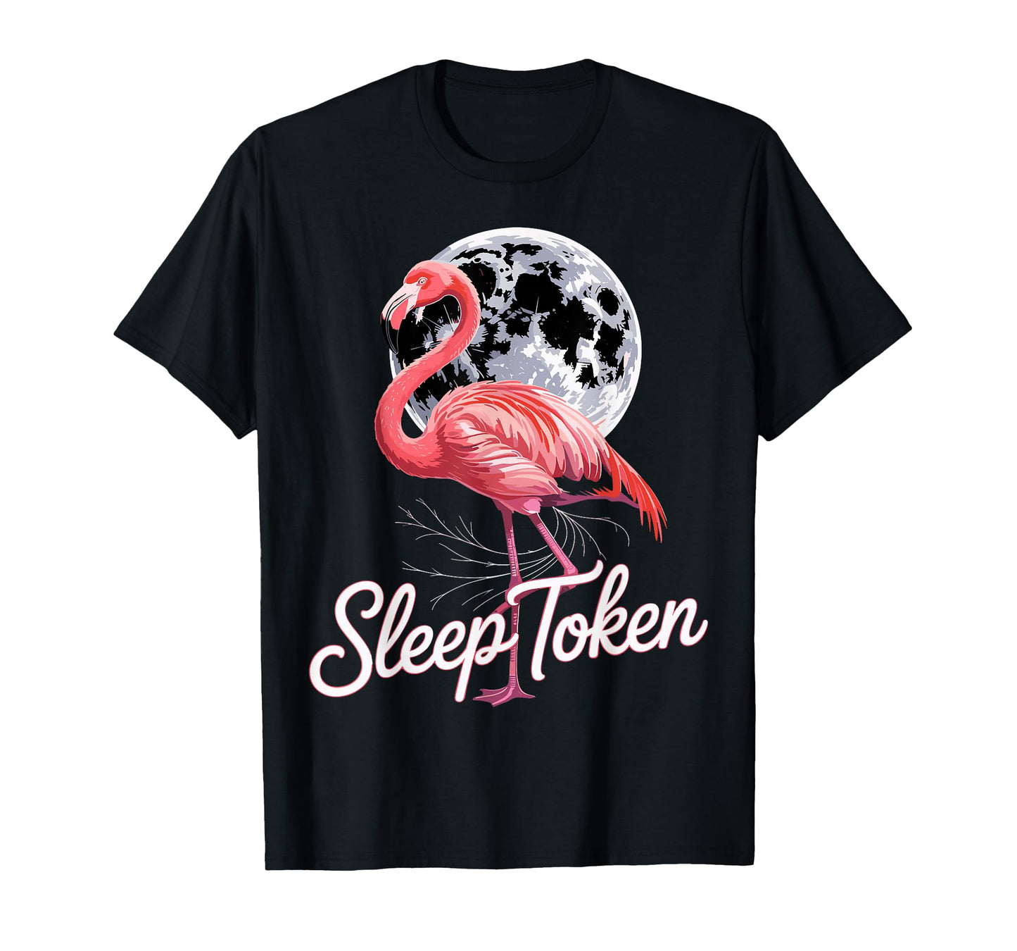 Sleep Token & Flamingo Vibes Fan Design T-Shirt