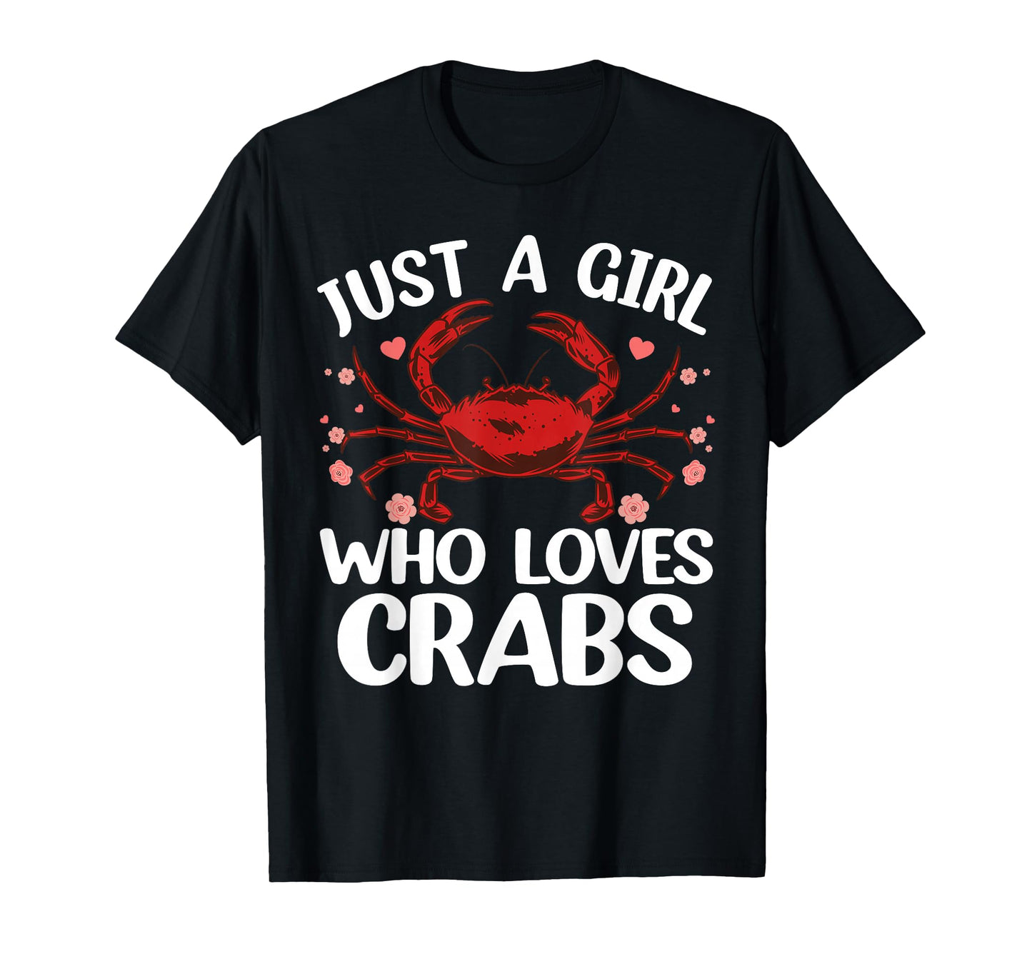 Cool Crab Art for Girls Women Crabby Seafood Gag Crab Lover T-Shirt