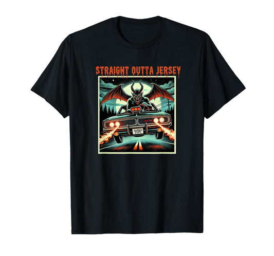 The Cruising Cryptid - Jersey Devil Funny Tee T-Shirt