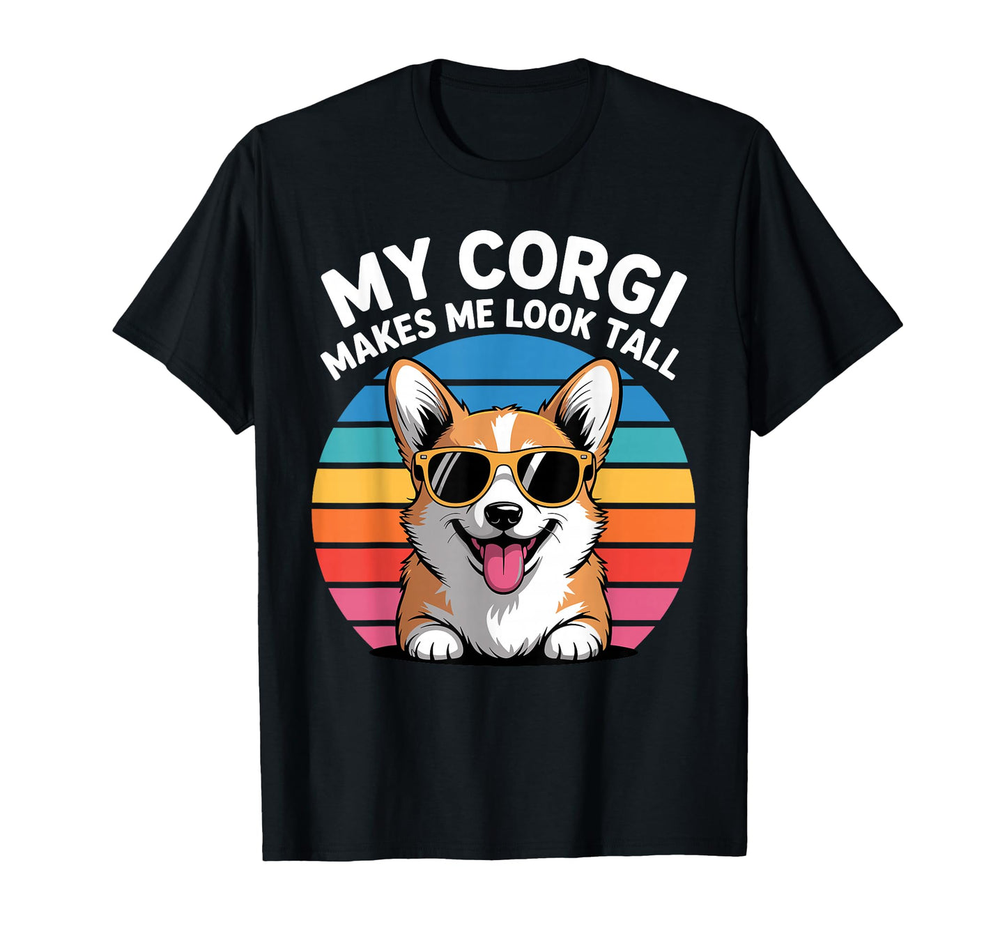 Funny Corgi Design for Men Women Kids Pet Dog Corgi Lovers T-Shirt