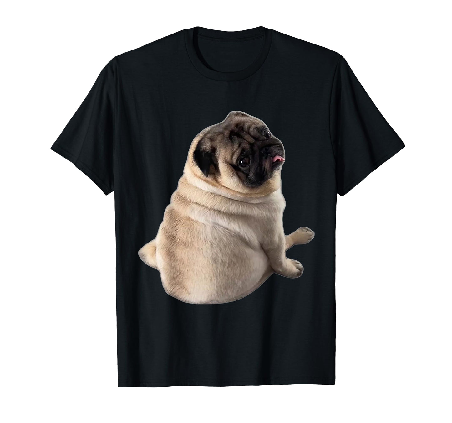 Funny Pug Meme Dog Silly Pug Dog Meme Humor Graphic Tee Gift T-Shirt