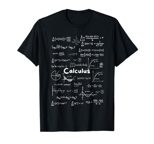 Mastering Essential Calculus Formulas Math Genius Teacher T-Shirt