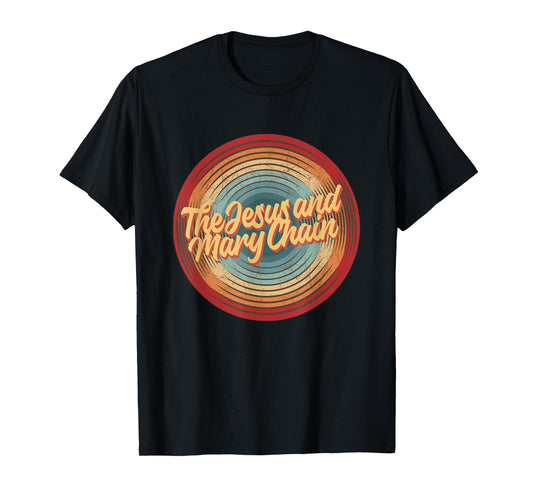 Vintage Jesus And Mary Chain Circle Musician Bible T-Shirt