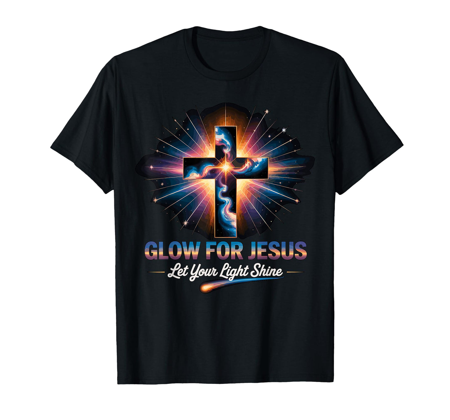 Glow for Jesus Cross T-Shirt