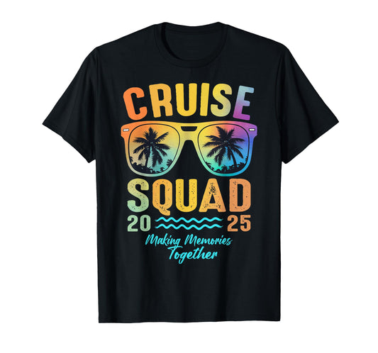 Cruise Squad 2025 Family Cruise Vacation Trip Group Matching T-Shirt