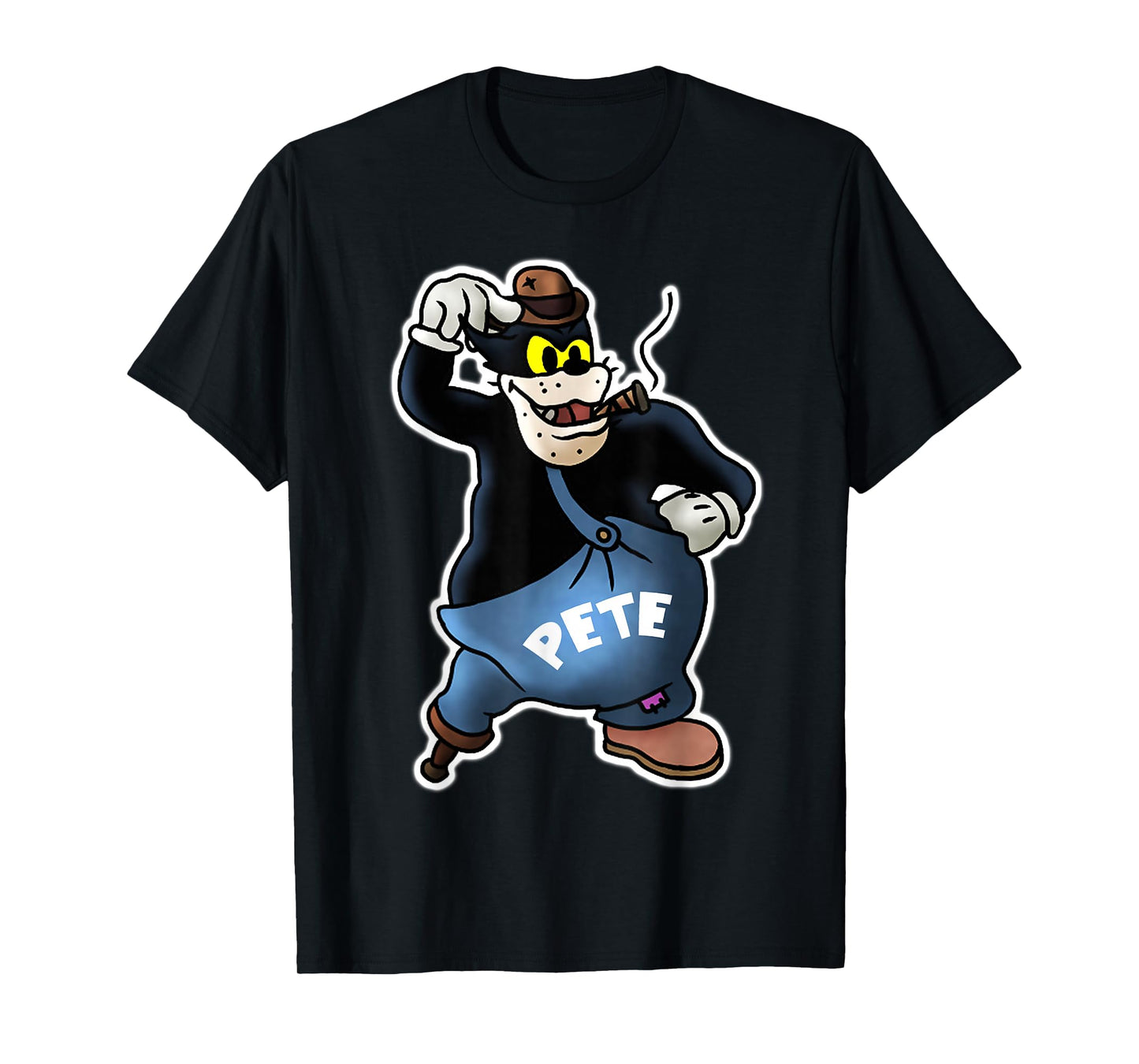 Peg Leg Pete Putrid Cartoon Vintage Villain T-Shirt