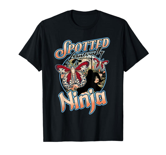 Spotted Lanternfly Trap Ninja Warrior Assassin Lantern Fly T-Shirt