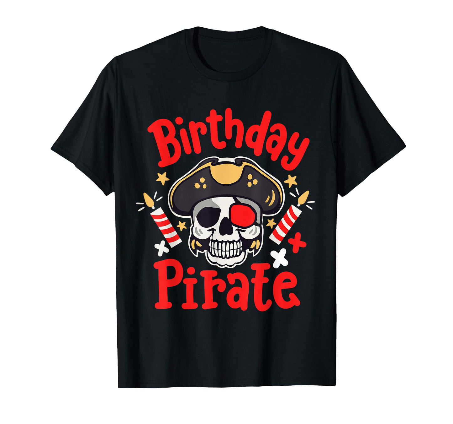 Kids Birthday Pirate Party Boys Toddlers Family Matching T-Shirt