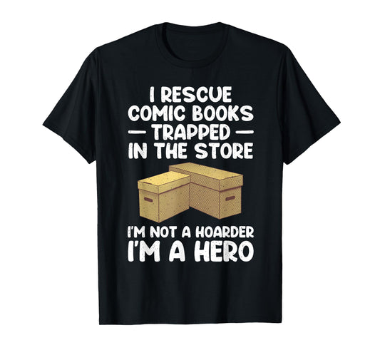 Cool Comic Book Design For Men Women Comic Book Collector T-Shirt