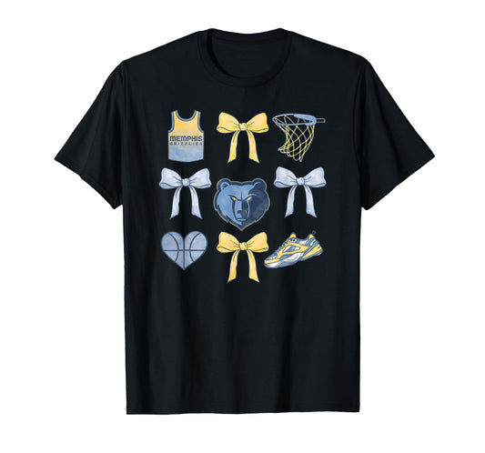 NBA Memphis Grizzlies Bow Grid T-Shirt