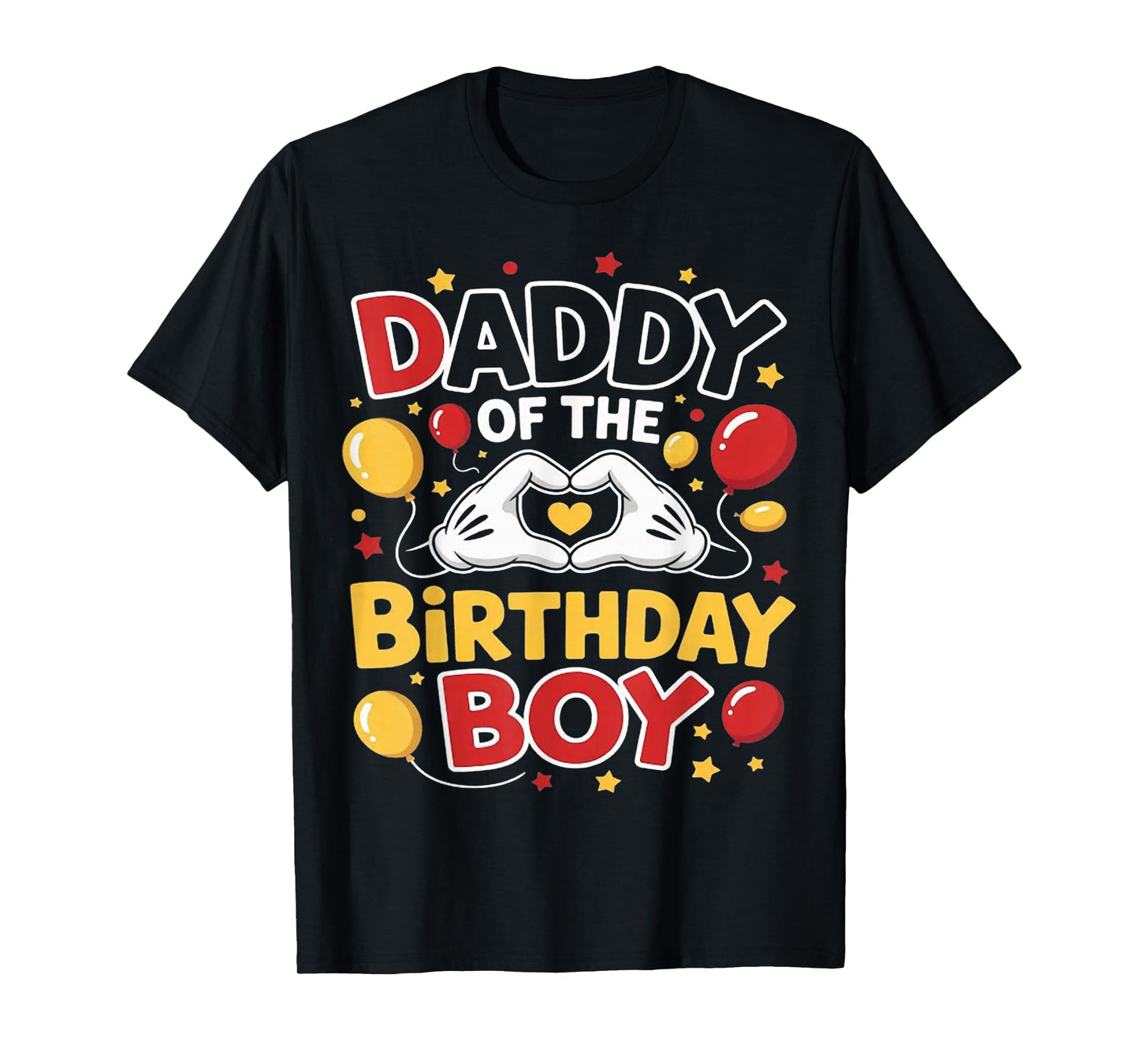 Daddy Of The Birthday Boy Shirt matching Dad Son Family Bday T-Shirt