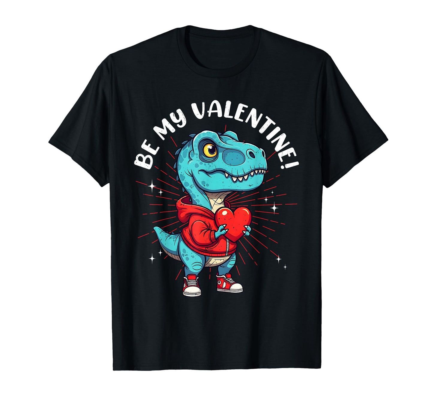 Funny Cute Dino The Love Tonight Valentine's Day Men Women T-Shirt