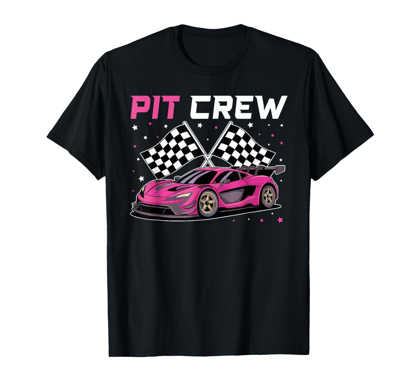 Pit Crew Family Racing Birthday Race Car Boys Youth Kids T-Shirt