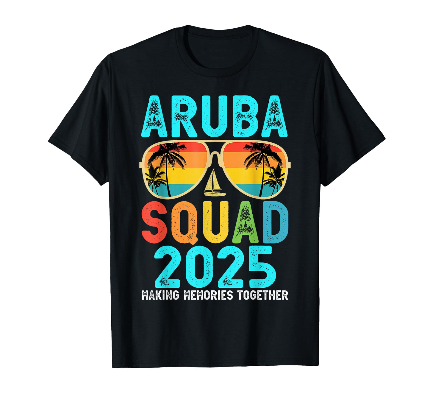 Aruba Squad 2025 Vacation Friends Family Matching Group T-Shirt