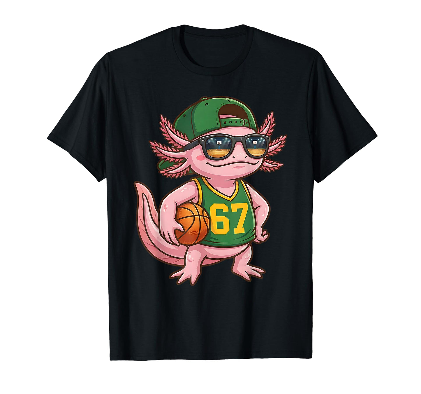 Axolotl Basketball 67 Gen Alpha Slang Sports Men Boys Kids T-Shirt