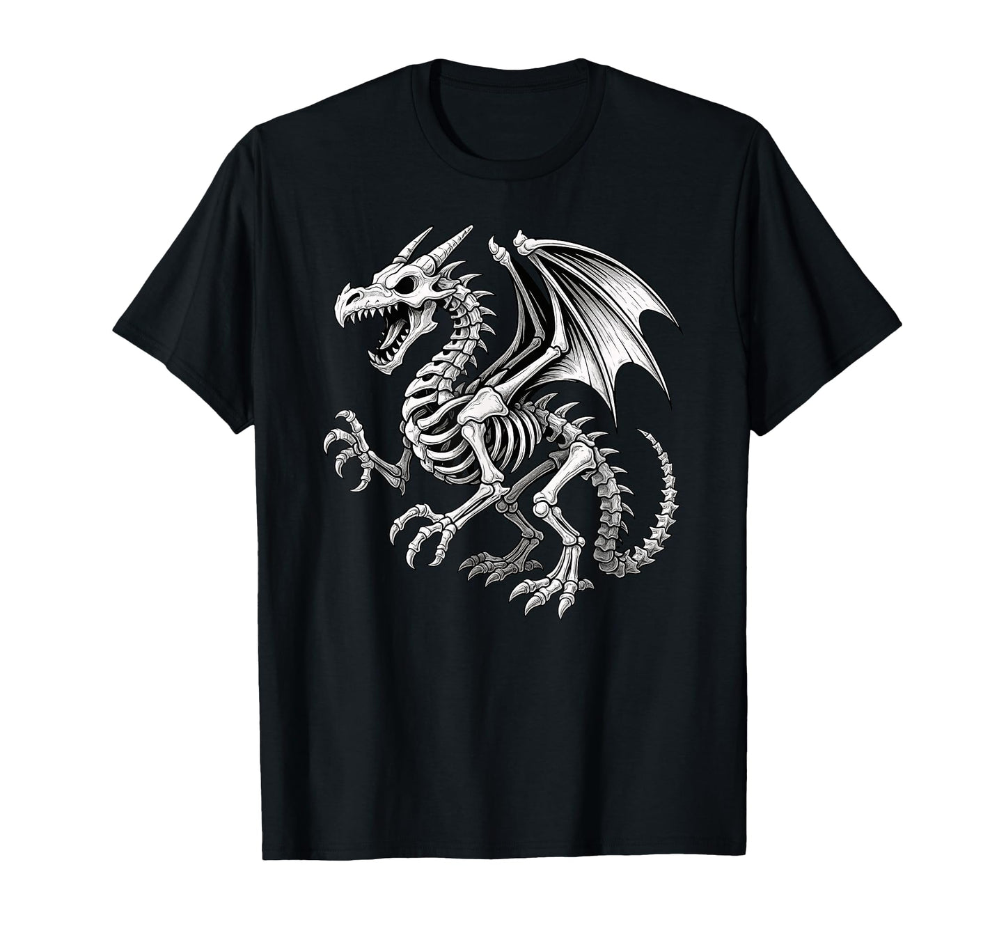 Dragon Skeleton Halloween Fantasy Boys Girls Kids T-Shirt