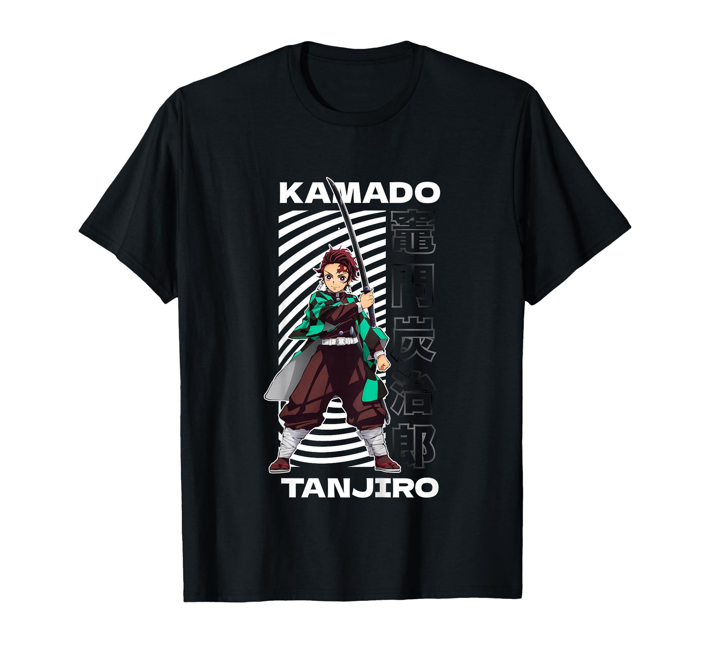 Kids Demon Slayer: Kimetsu no Yaiba Tanjiro Sword Stance Pose T-Shirt