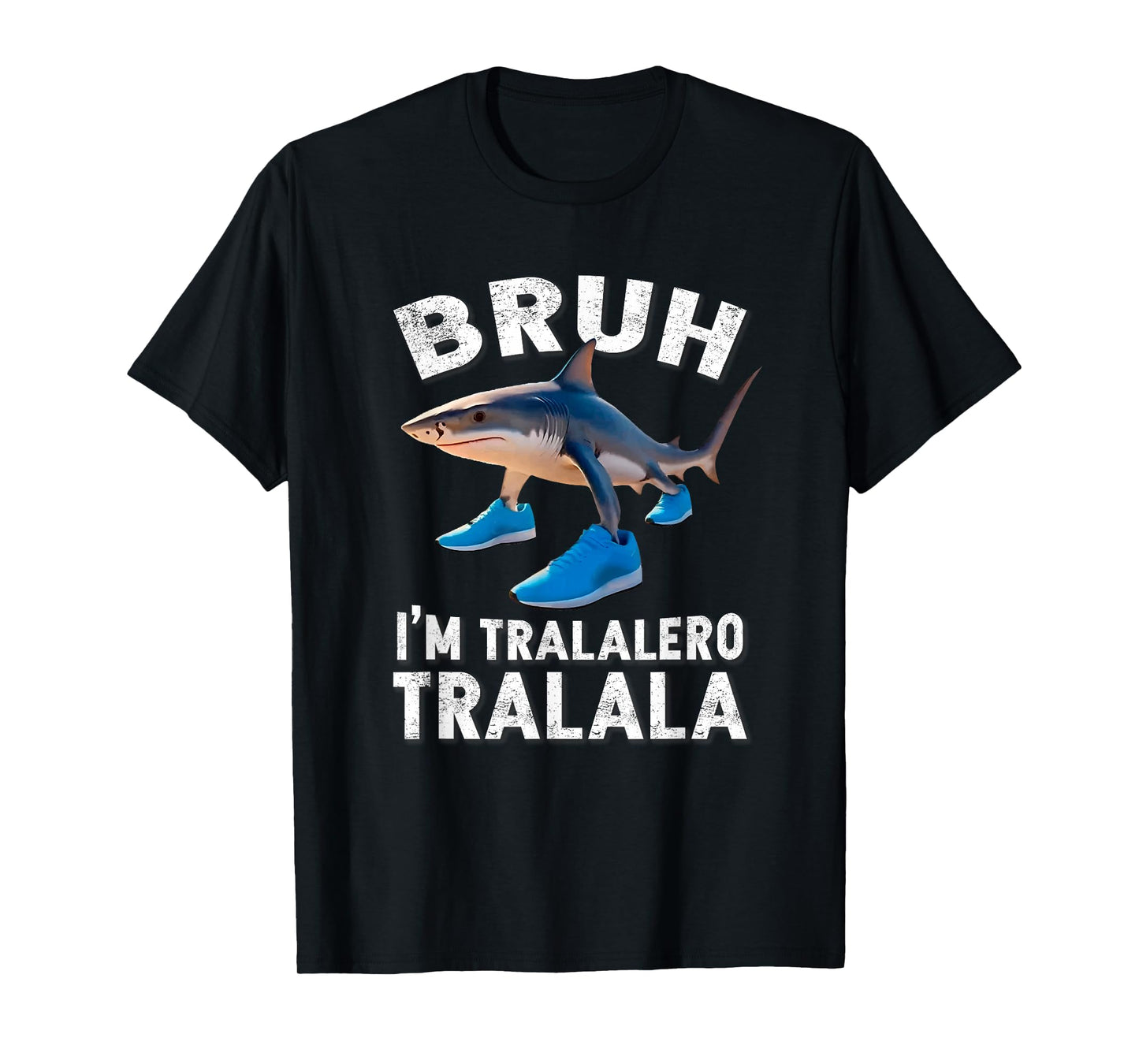 Funny Meme Lazy Halloween Costume Bruh I'm Tralalero Tralala T-Shirt