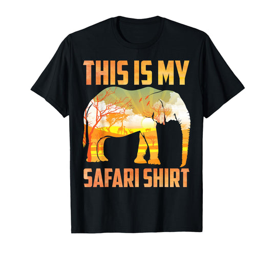 Cool Safari Costume For Men Women Kids Adult African Safari T-Shirt