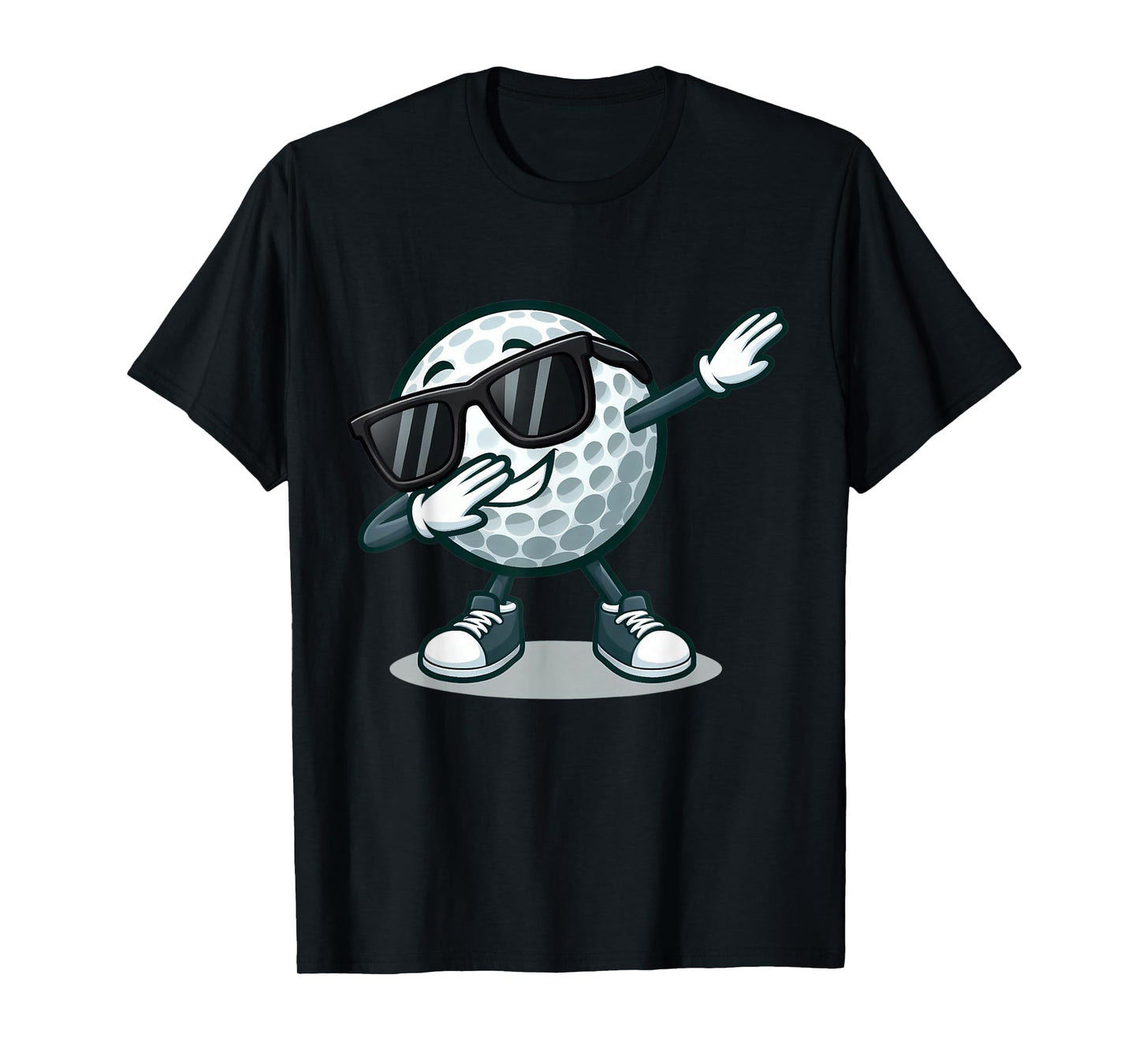 Dabbing Golf Ball Shirt Funny Boys Men Women Sports Player T-Shirt