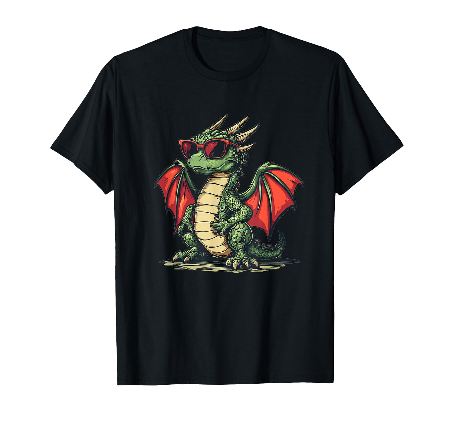 Epic Statement with this Dragon in Bold Shades T-Shirt