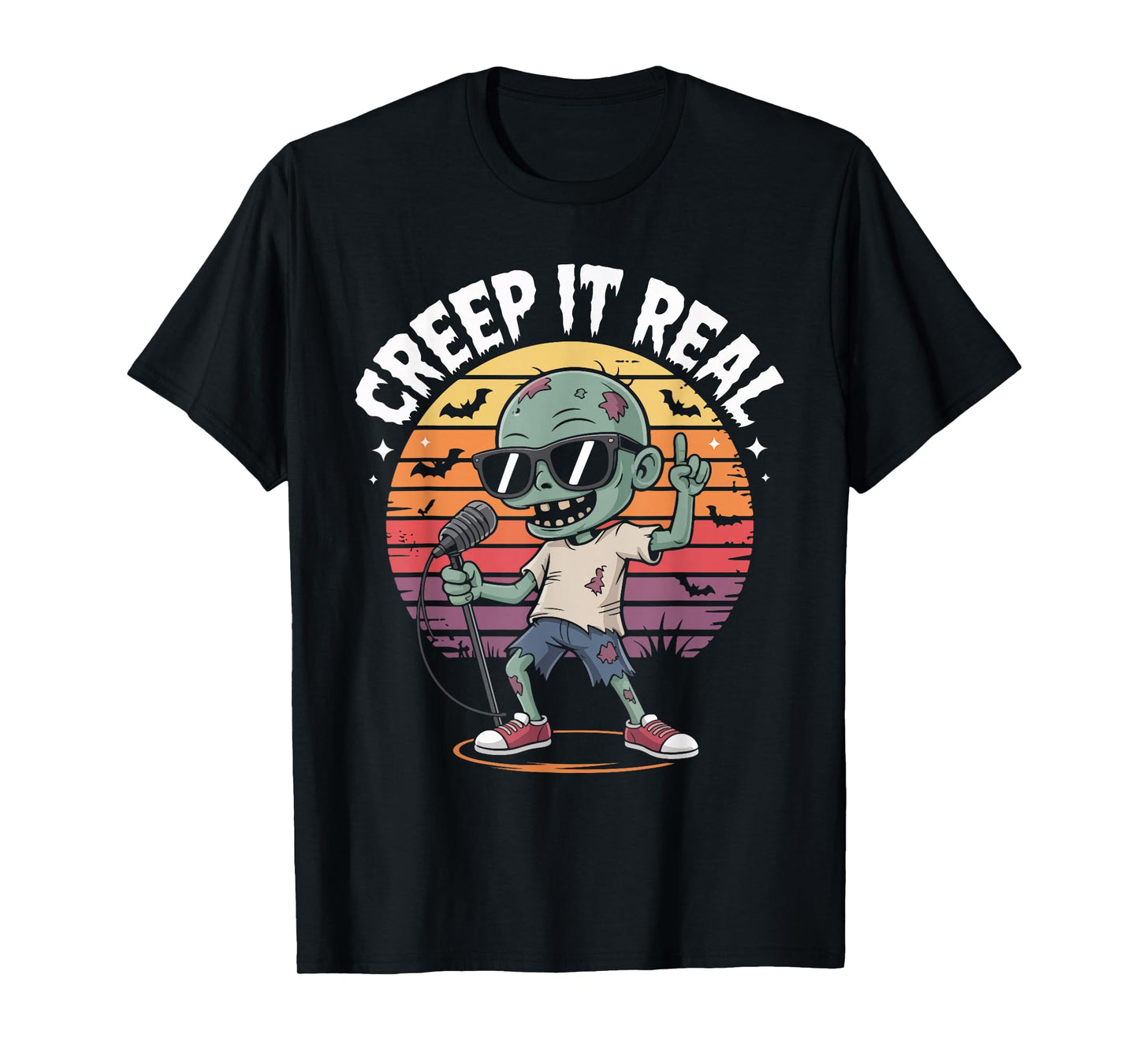 Creep It Real Halloween Costume Funny T-Shirt