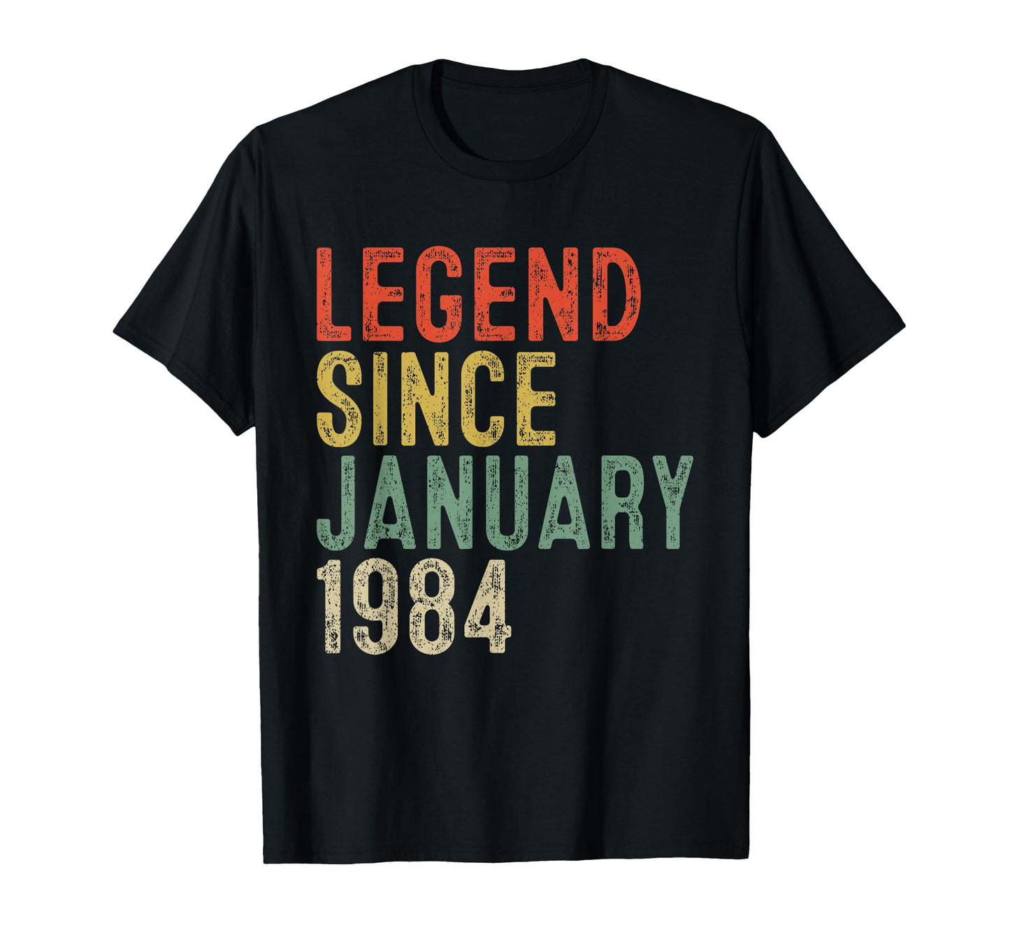 Legend Since January 1984 42nd Birthday Gifts 42 Year Old T-Shirt