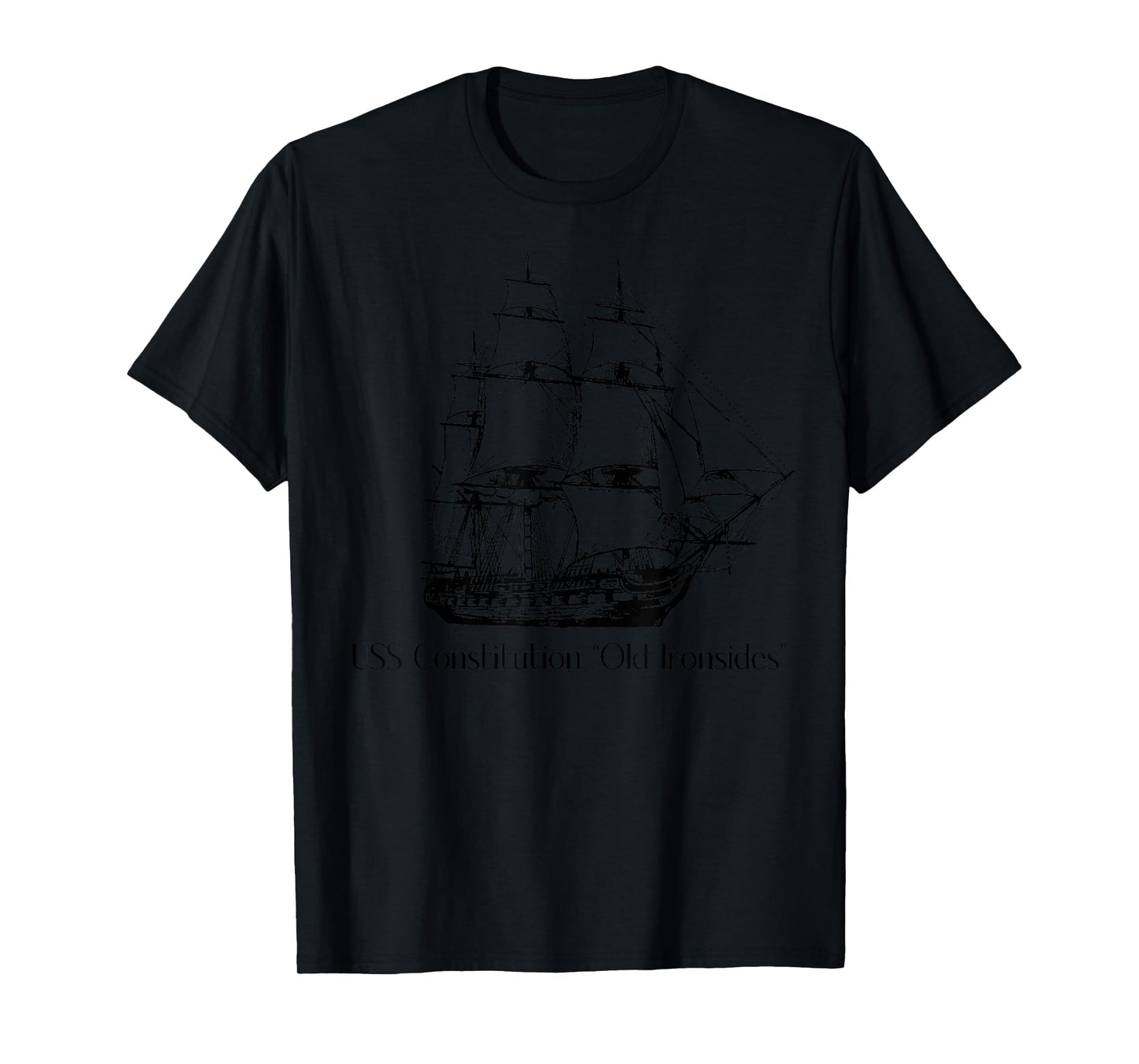 Men Women Ship Old Ironsides Vintage 1794 USS Constitution T-Shirt