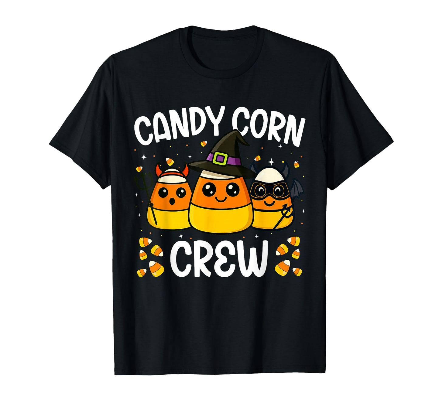 Candy Corn Crew Halloween Costume Men Women Kids T-Shirt