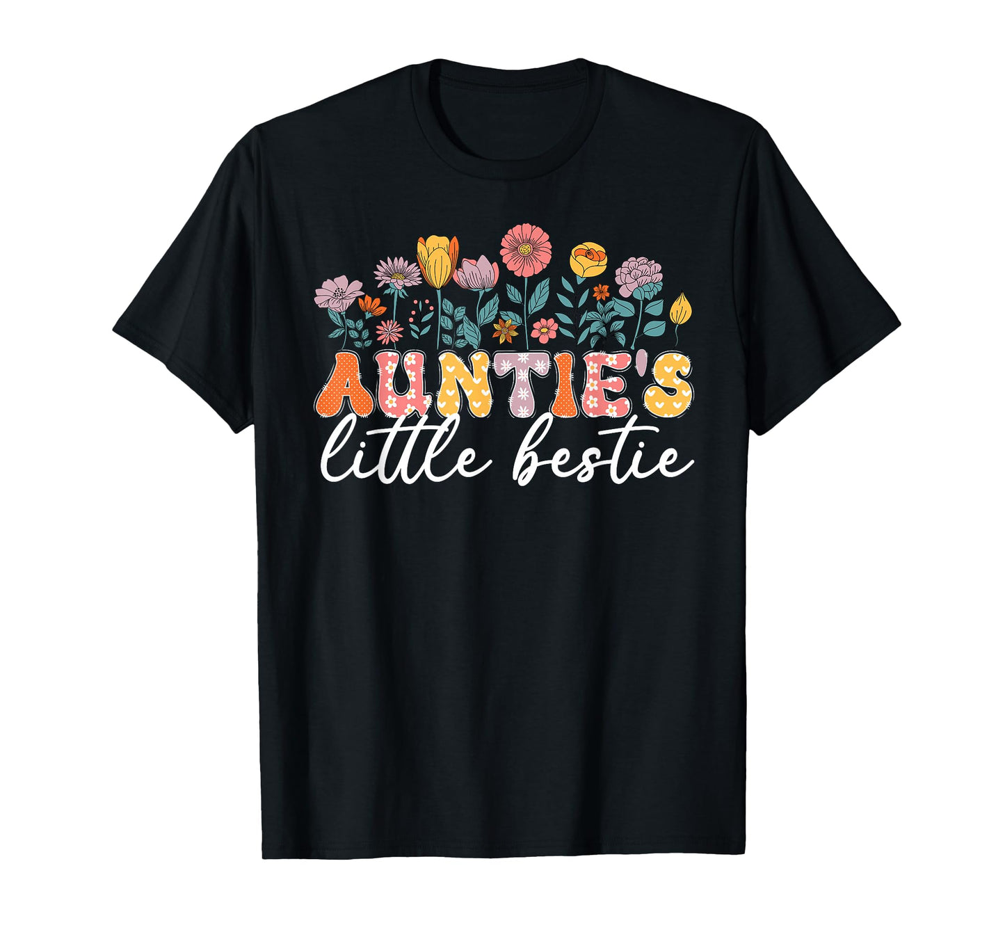 Groovy Auntie's Little Bestie from Aunt to Niece T-Shirt