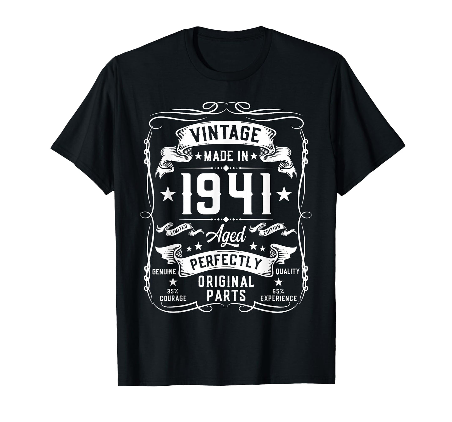 Vintage 1941 84 Years Old Gifts for Men 84yr 84th Birthday T-Shirt