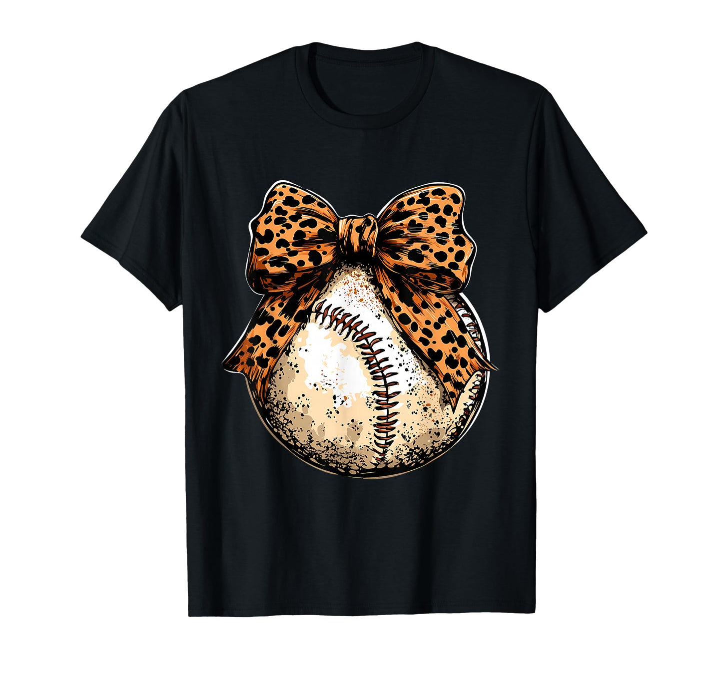 Baseball Coquette Bow Cute Baseball Game T-Shirt
