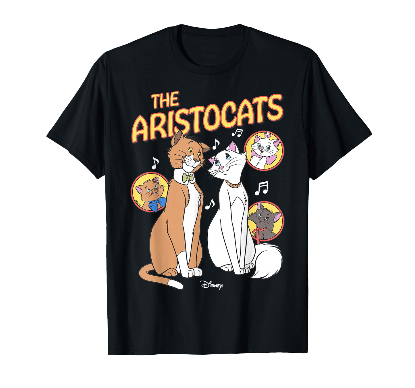 Disney The Aristocats Duchess & O'Malley Musical Art T-Shirt