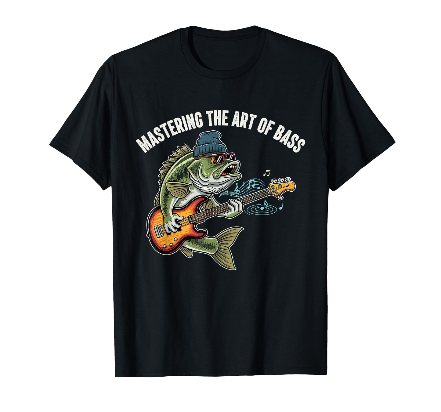 Bass Guitar and Fishing Combo, for Fisherman and Guitarist T-Shirt
