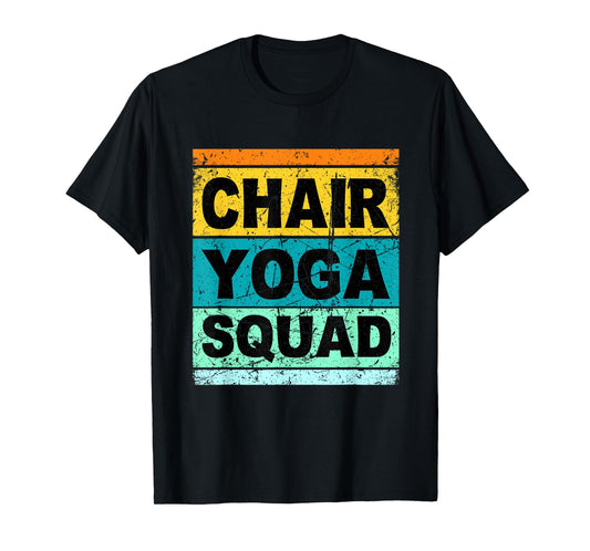 Retro Chair Yoga Squad Shirt Funny Yogi For Men Women Kids T-Shirt