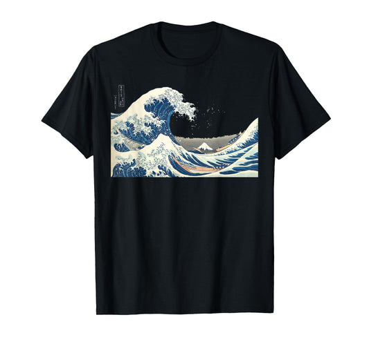 The Great Wave off Kanagawa - Japanese Great Wave Tsunami T-Shirt
