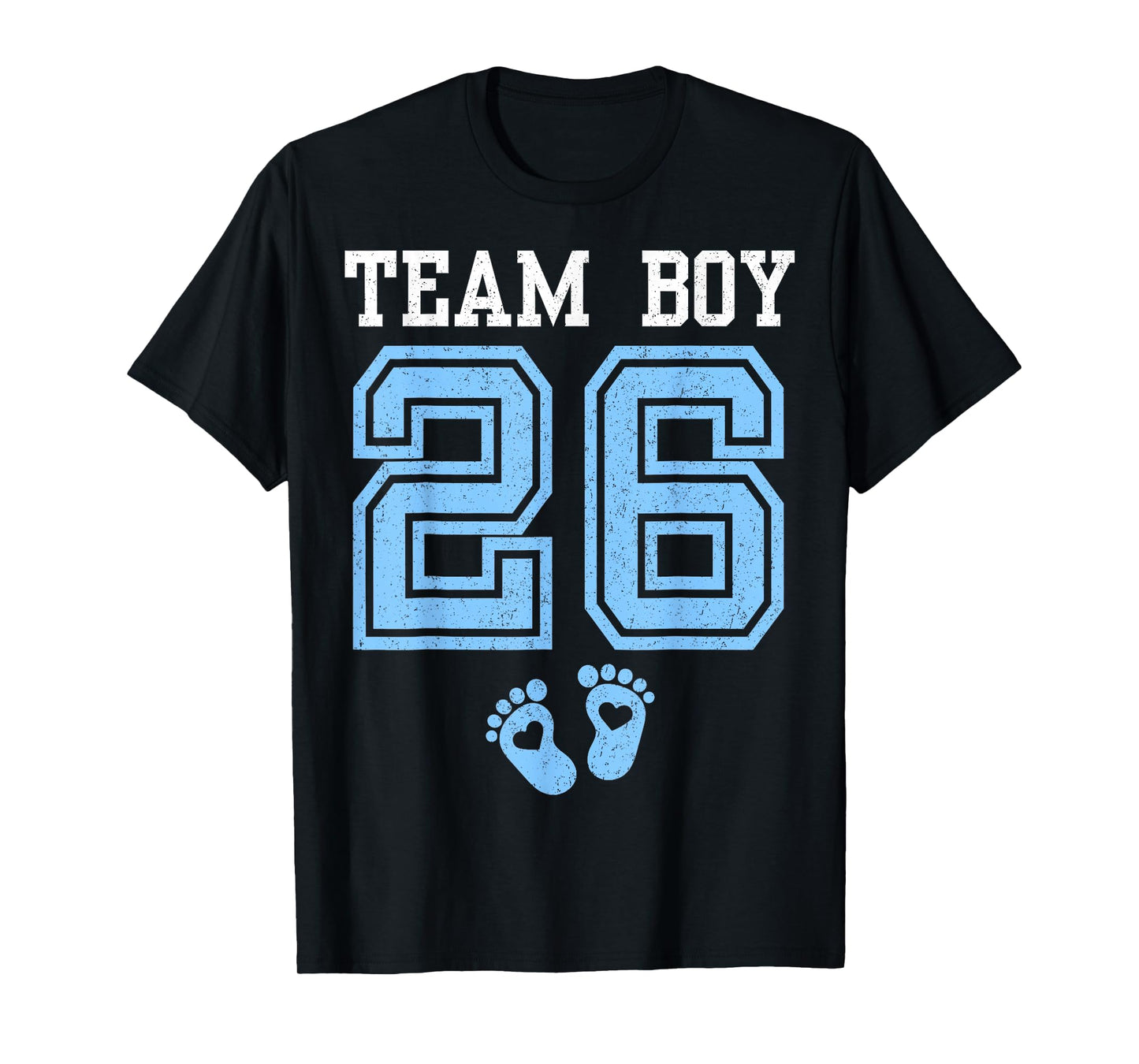 Team Boy 2026 Gender Reveal Party Baby Announcement Family T-Shirt