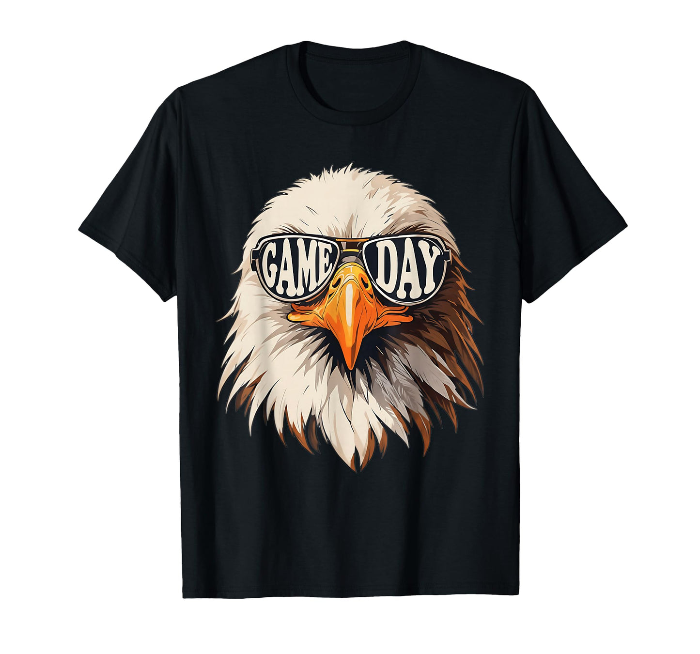 Bald Face Eagle with Sunglasses Women Men Kids Funny Tees T-Shirt