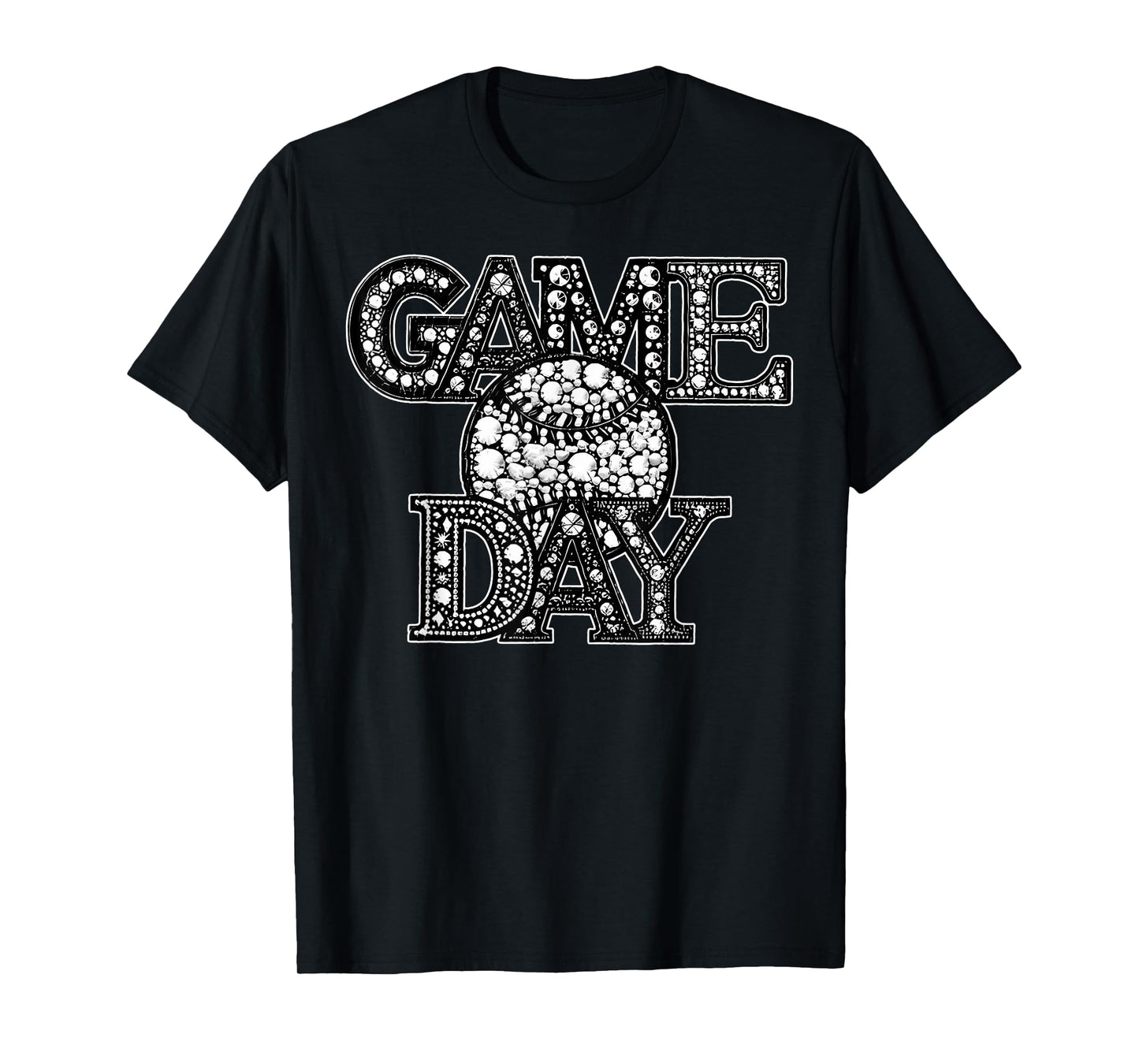 Game Day Basebal Rhinestone Basebal Player Sport Men Women T-Shirt